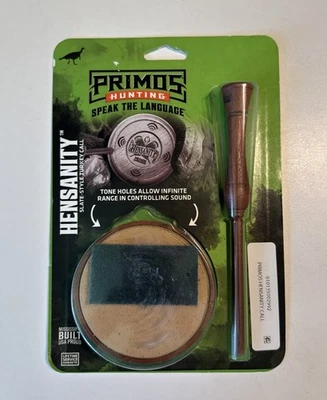 PRIMOS HENSANITY Hunting Tone Control Turkey Pot Call W/ Frictionite - NIB - Image 1 of 3