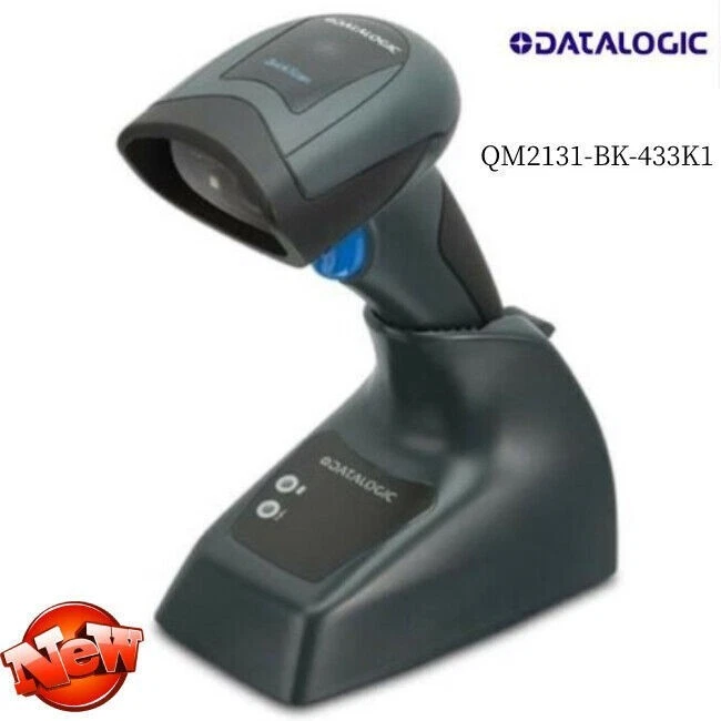 Datalogic Quickscan QM2131-BK-433K1 Handheld 1D Barcode Scanner Wireless w/Stand - Image 1 of 2
