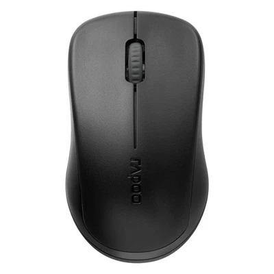 Rapoo Maus 1680 kabellos wireless Funk 2,4 GHz Lautlos 1000 DPI Schwarz Funkmaus - Bild 1 von 4