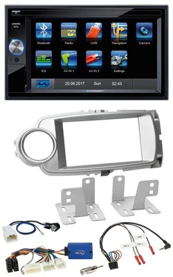 Blaupunkt Lenkrad USB Bluetooth TMC 2DIN Navigation für Toyota Yaris 2011-2014 s - Bild 1 von 4