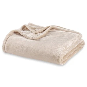 Classic VelvetLoft® Solid Bed Blanket King Size, Lightweight Soft Fuzzy Plush... - Bild 1 von 9