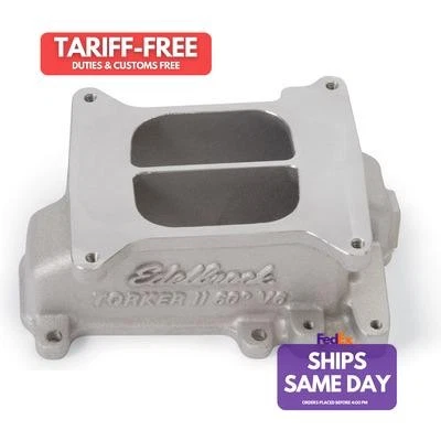 Edelbrock 3789, Chevy 2.8L V6 Performer Manifold Top - 4V Performance Parts - Image 1 of 4