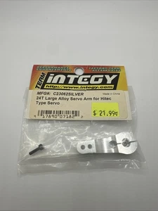 Integy C23062SILVER 24T Large Alloy Servo Arm for Hitec Type Servo - Picture 1 of 1