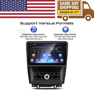 For Ford Mustang 2010-14 Android 12 Car Radio Stereo Wireless Carplay GPS 6 - Picture 1 of 19