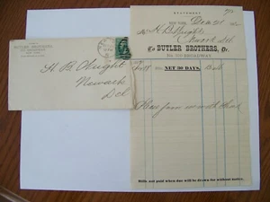 Newark Delaware DE 370 Broadway New York City Butler Brothers 1882 - Picture 1 of 1