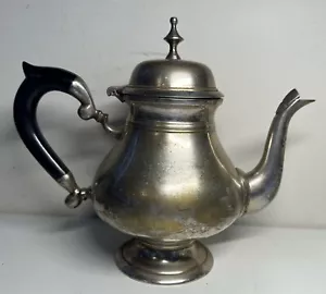 CAFETERA/TÉ Art Deco De Colección EPNS I BELIEVE MANGO NEGRO - Imagen 1 de 3