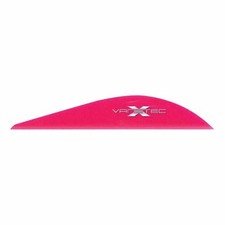 VaneTec Super Spine 2.3" Flo Pink Vanes, 100 Pack