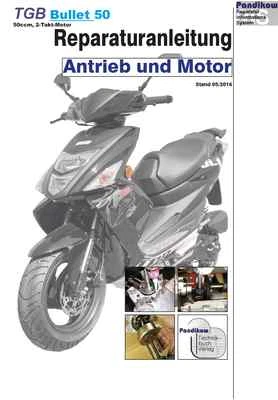 Reparaturanleitung RIS für TGB Bullet 50, Antrieb und Motor - Bild 1 von 3