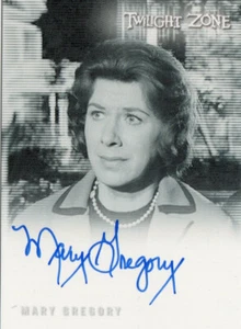 Complete Twilight Zone 50th Ann Auto A-140 Mary Gregory as Mrs. Henderson - Picture 1 of 1