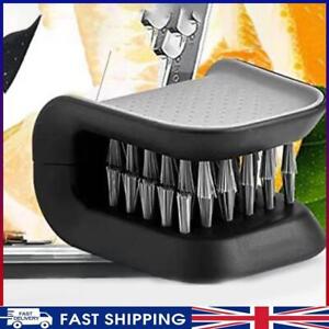 UK Car Seat Belt Cleaning Brush Double Sided U Type Safe Belt Washing Tool (Blac