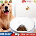 6 Meals Automatic Pet Feeder with Programmable Timer Timed Cat Feeder for Pets