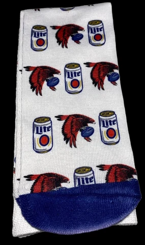 miller lite offical NFL tube socks brand new Atlanta Falcons Cover