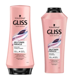 Schwarzkopf Gliss Kur Split Ends Miracle, shampoo 400ml/conditioner 200ml - Picture 1 of 6