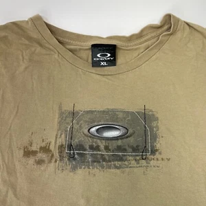 Camiseta vintage Y2K Oakley Software con logotipo plateado tostado - talla XL - Imagen 1 de 10