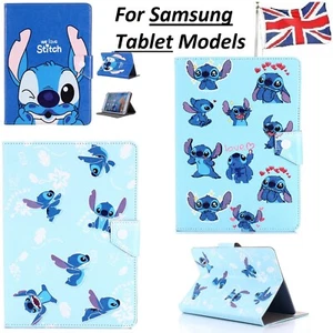 Stitch Case protective Samsung Galaxy ~ Cover 7" 8" 9.7" 10.1" 10.2" 10.4" 10.5" - Picture 1 of 28