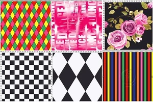 Polyester Printed Lycra 4 way stretch spandex dance , swimwear material - Picture 1 of 14