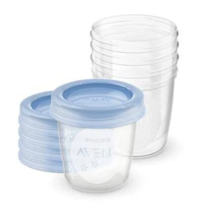 Philips AVENT SCF619/05 Aufbewahrungsbecher für Muttermilch, Becher inkl. Deckel - Bild 1 von 4
