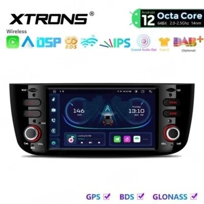 XTRONS 6,2" Android 12 Autoradio Octa Core 2+32GB GPS Navi  FIAT Punto Linea--- - Bild 1 von 4