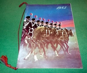 CALENDARIO dell'Arma dei CARABINIERI del 1983 con Cordoncino - Picture 1 of 3