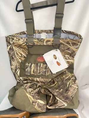 Mossy Oak Shadow Grass Habitat Camo Breathable Bootfoot Wader Size 7 New - Image 1 of 4