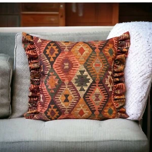 Kissenbezug 40x50 mit Rüschen Kissen Dekokissen Sofakissen 100 % Polyester - Bild 1 von 8