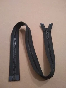 #8 YKK Heavy Duty Plastic Separating / Jacket Zipper 36" Black - Picture 1 of 4