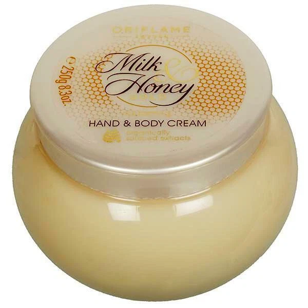 Oriflame Sweden Milk & Honey Gold Nourishing Hand & Body Cream 250g - Image 1 of 4