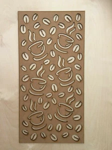 Radiator Cabinet Decorative Screening Coffee art MDF 3mm and 6mm item CO1 - Picture 1 of 3