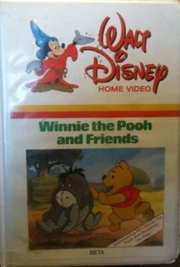 Winnie The Pooh and Friends Walt Disney's (1985) NTSC on BETA MAX Tape Clamshell - Picture 1 of 8