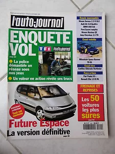 L'Auto-Journal 1995 n°404 Cadillac Eldorado Bmw 850 CIA Audi A4 2.8 Quattro Clio - Picture 1 of 1