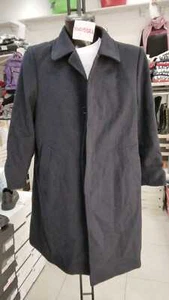 CAPPOTTO LEBOLE Uomo Man Misto Cashemere Blu VINTAGE tg 50 MON1537LZ - Picture 1 of 9