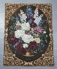 Vintage Beautiful Multicolor Flowers Art Wall Hanging Tapestry 86x66m