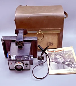 Polaroid Sharp Shooter 2 fotocamera terrestre vintage con manuale e custodia - Foto 1 di 7