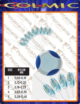 stopper in gomma trasparenti con flakes Colmic gommini ovali - Immagine 1 di 3