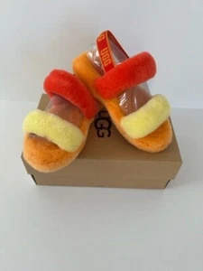 Ugg Kids OH YEAH Sheepskin Slipper Size US 2. US 3. K / 1115752K - Picture 1 of 10