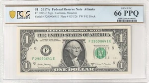 1 dollar bills Sequential serial number - Picture 1 of 6