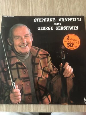 STÉPHANE GRAPPELLI PLAYS GEORGE GERSHWIN DOUBLE 2 VYNILE LP 33 TOURS RARE - Photo 1/4