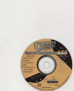 KARAOKE CHARTBUSTER CD+G COUNTRY HOT HITS 6+6 VOL. 155 #20155 - Picture 1 of 1