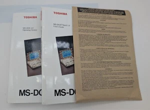 Disquetes Toshiba MS-DOS versión 4.0 en 3.5" con manuales - Imagen 1 de 4