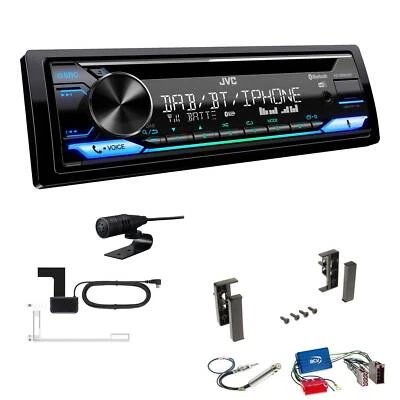 JVC KD-DB922BT Autoradio DAB+ Bluetooth für Audi A2 ab 1999 schwarz - Bild 1 von 4