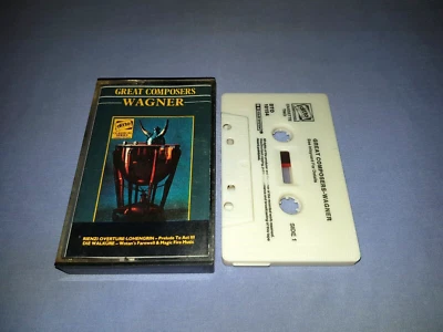 GREAT COMPOSERS WAGNER CLASSICAL TAPE CASSETTE (PS #59) - Image 1 of 2
