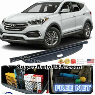 Cubierta de carga retráctil estilo OE Fit 17-2018 Hyundai Santa Fe Sport Foto 1 de 4