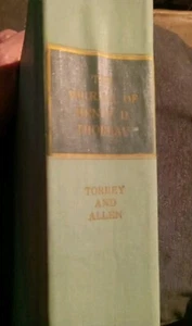 The Journal of Henry D. Thoreau Vol. 1 Thru 7, 1837-1855 Torrey & Allen Hardcover - Bild 1 von 9