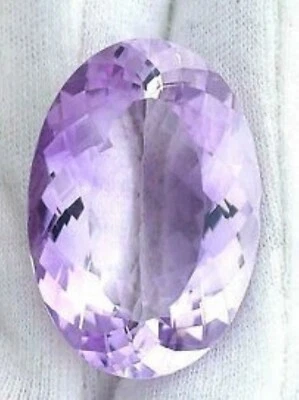 AMETHYST GEM OVAL CUT 1 CT PURPLE BRAZIL GENUINE GEMSTONE NATURAL VIOLET 7x5mm - Image 1 of 4