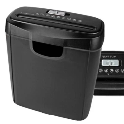 DISTRUGGI DOCUMENTI TRITACARTE 6 FOGLI A4 carte CREDITO CESTINO 10L U0105 - Immagine 1 di 4