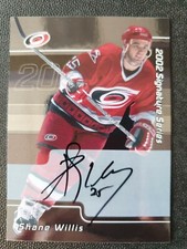 2001-02 BAP Signature Series Autographs 6 Shane Willis