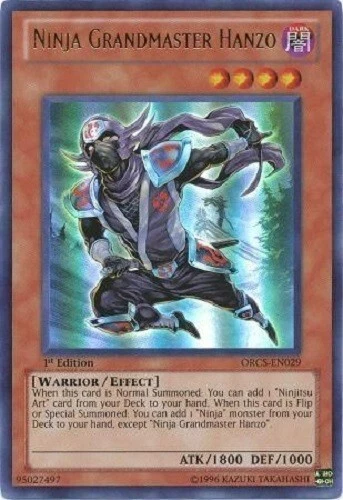 *** NINJA GRANDMASTER HANZO *** 1ST EDITION ULTRA RARE (LP) ORCS-EN029  YUGIOH! - Image 1 of 1