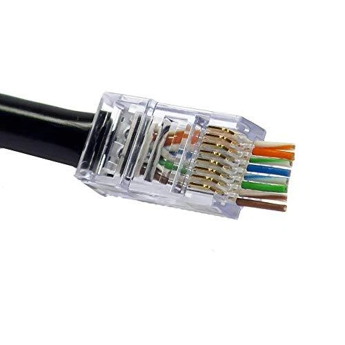 Platinum Tools EZ-RJ45 CAT6 Connectors, 100-Pieces - Image 1 of 1