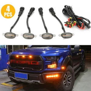 4x Front Grille LED Lamp Running Marker Lights for Ford Raptor F150 SVT 10-14 - Picture 1 of 12