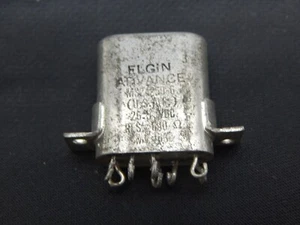 ELGIN ADVANCE MS24250-6 METAL CAN RELAY 26.5VDC - USA SELLER FAST SHIPPING - Picture 1 of 4